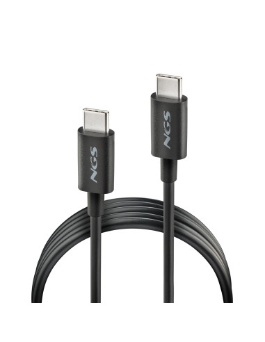 NGS ZYRO 60W-1 cable USB USB 2.0 1 m USB C 0,48 Gbit/s Negro