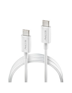 NGS ZYRO 60W-1 cable USB USB 2.0 1 m USB C 0,48 Gbit/s Blanco