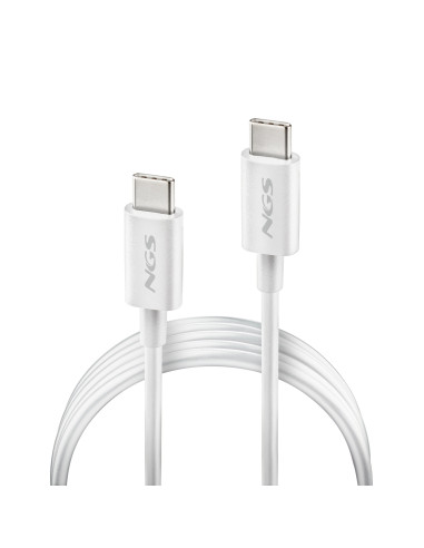 NGS ZYRO 60W-1 cable USB USB 2.0 1 m USB C 0,48 Gbit/s Blanco