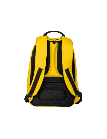 Mochila Antirrobo para portátil y tablet hasta 15 y 16 pulgadas Smile The Rock Impermeable con puerto USB Amarilla