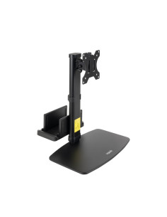 TooQ Soporte de mesa para pantallas 17”-27” con soporte integrado