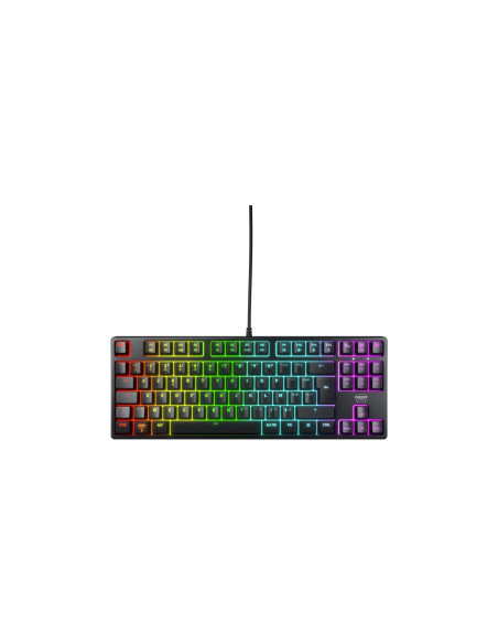CHERRY K4V2 TKL teclado Juego USB AZERTY Francés Negro