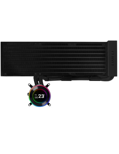 Lian Li GA II Hydroshift II LCD-C 360N Carcasa del ordenador Sistema de refrigeración líquida todo en uno Negro