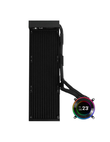 Lian Li GA II Hydroshift II LCD-C 360N Carcasa del ordenador Sistema de refrigeración líquida todo en uno Negro