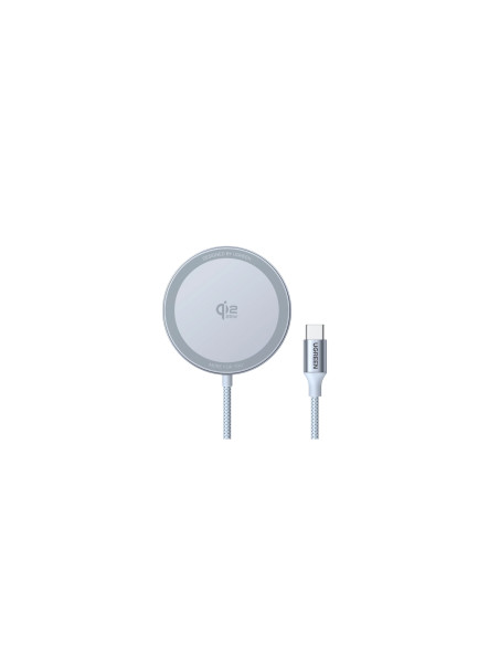 Ugreen MagFlow Smartphone Gris USB Cargador inalámbrico Auto