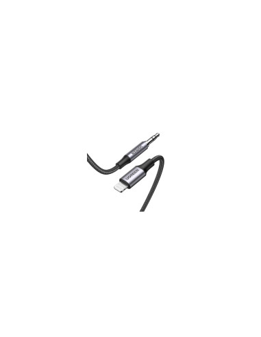 Ugreen 70509 cable de teléfono móvil Plata 1 m 3,5mm Lightning
