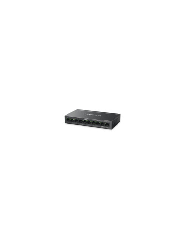 Mercusys MS110CMP switch Fast Ethernet (10/100) Energía sobre Ethernet (PoE) Negro