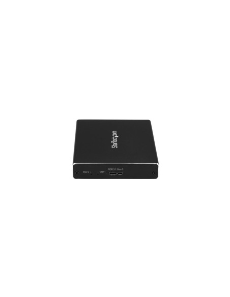 StarTech.com Caja de Dos Bahías M.2 NGFF - USB 3.1 (10Gbps) - RAID -