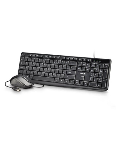 TECLADO + RATON NGS COCOAKIT V2 USB MULTIMEDIA BLACK