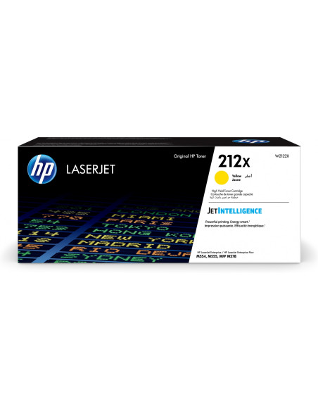 HP Cartucho de tóner Original LaserJet 212X amarillo de alta capacidad