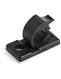 StarTech.com 100 Clips de Gestión de Cableado Adhesivos - Negro -