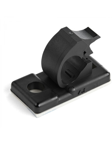 StarTech.com 100 Clips de Gestión de Cableado Adhesivos - Negro -