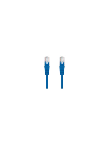 Nanocable Cable Red Latiguillo RJ45 CAT.6 UTP AWG24, Azul, 25 cm