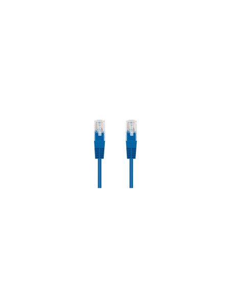 Nanocable Cable Red Latiguillo RJ45 CAT.6 UTP AWG24, Azul, 25 cm