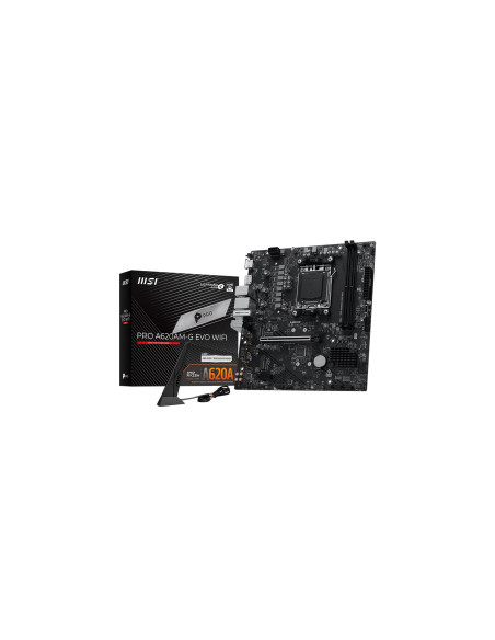 MSI Pro A620AM-G EVO WIFI AMD A620A Zócalo AM5 micro ATX