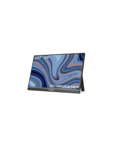 ARZOPA Z1FC 16.1'' 144Hz Monitor Portátil Gaming Monitor Ultra Delgado Segunda Pantalla Externa para Laptop/PC/Mac/PS3/4/5/Xbox