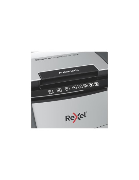 DESTRUCTORA REXEL OPTIMUM AUTOFEED+ 90X AUTOMATICA CONFETI