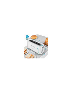 Grunkel TS-40EASYTOAST tostadora 7 1 rebanada(s) 970 W Blanco 2