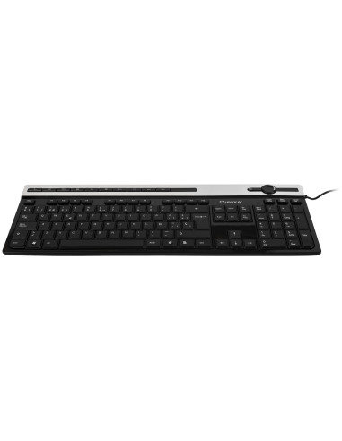 UNYKAch A 2930 teclado Hogar USB QWERTY Negro, Plata