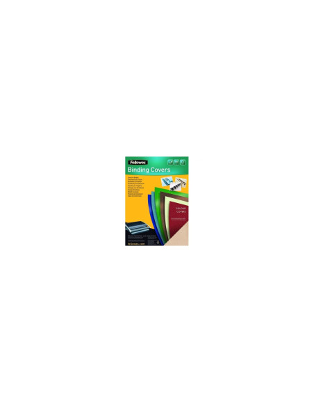 PACK DE 50 PORTADAS DE CARTON EXTRA RIGIDO FELLOWES TAMAÍ‘O A4 750 GRAMOS NEGRO 5135701