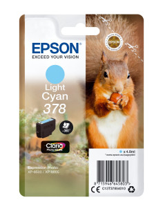 Epson Squirrel Singlepack Light Cyan 378 Claria Photo HD Ink