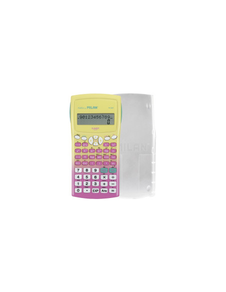 Milan 159110SNPBL calculadora Escritorio Calculadora básica Rosa, Amarillo