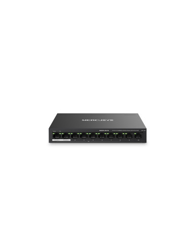 Mercusys MS110P switch Gestionado Fast Ethernet (10/100) EnergÍ­a sobre Ethernet (PoE) Negro