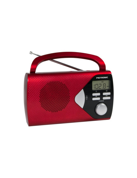 Metronic 477201 radio Portátil Digital Rojo