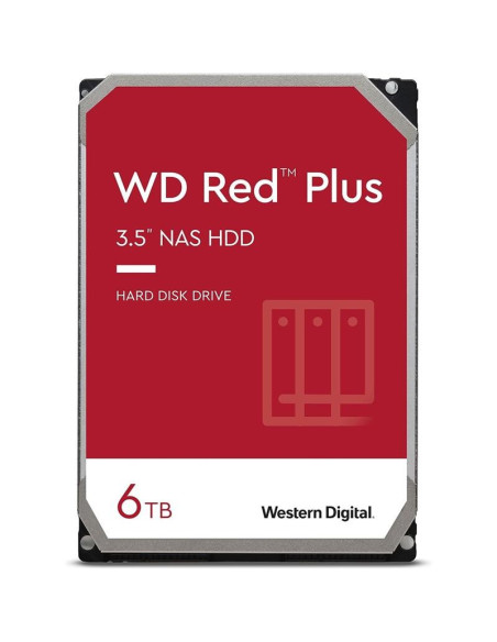 DISCO DURO WESTERN DIGITAL 6TB 3,5 RED PLUS NAS SATA3 256MB