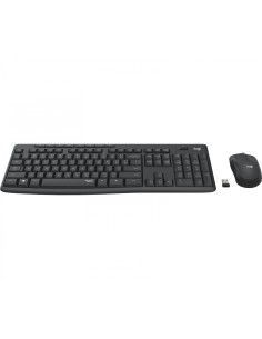 Logitech MK295 Teclado y raton inalámbrico 2.4ghz receptor USB negro 920-009798 2