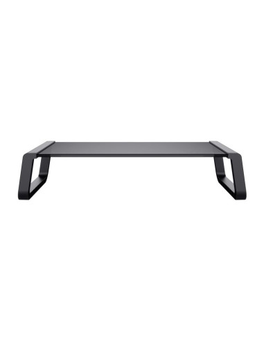 SOPORTE SOBREMESA TRUST MONTA TV/MONITOR CRISTAL ERGONOMIC BLACK