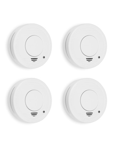 Smartwares 10.100.41 Pack 4 detectores de humo RM250/4
