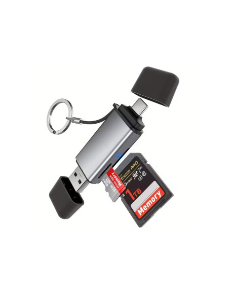 Ikrea WG7090 Lector Tarjeta Type-C to SD/TF
