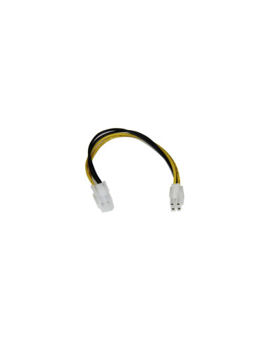 StarTech.com Cable 20cm Extensión Alargador Alimentación Corriente