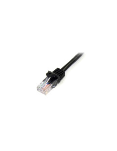 StarTech.com 45PAT5MBK cable de red Negro 5 m Cat5e U/UTP (UTP) 2