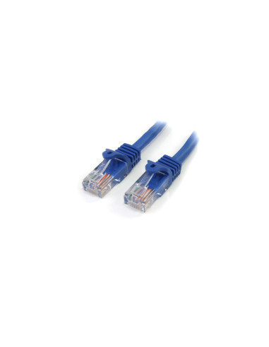 StarTech.com 45PAT5MBL cable de red Azul 5 m Cat5e U/UTP (UTP)