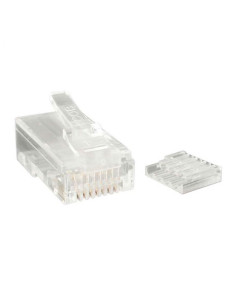 StarTech.com CRJ45C6STR50 conector RJ-45 Transparente
