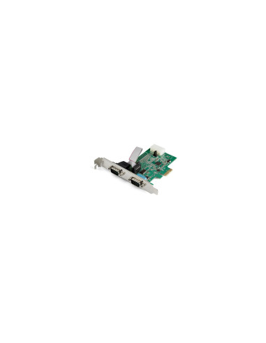 StarTech.com Tarjeta PCI Express Adaptadora de 2 Puertos Serie RS232