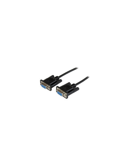 StarTech.com Cable de 1m Nulo de Módem Serie RS232 DB9 - Hembra a