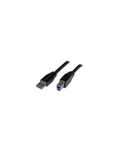 StarTech.com Cable Activo USB 3.0 SuperSpeed de 5 metros - A Macho a