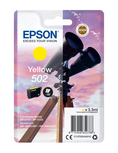 Epson Singlepack Yellow 502 Ink