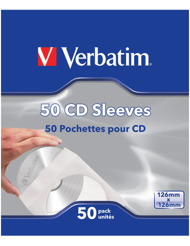 Verbatim Fundas de CD, paq 50