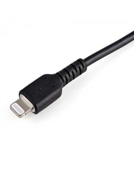 StarTech.com Cable Resistente USB-A a Lightning de 15 cm Negro -