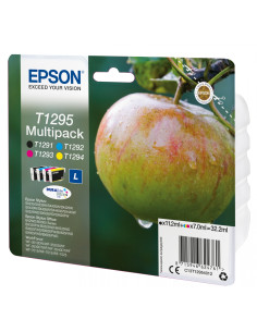 Epson Apple Tinta multipack 4 colores T1295 DURABrite Ultra Manzana 2