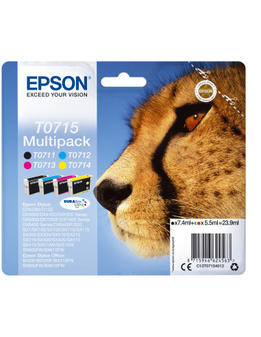 Epson Multipack 4-colours T0715 DURABrite Ultra Ink