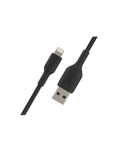 Cable Belkin de conector Lightning macho/USB A macho 0,15 m Negro