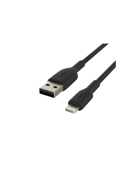 BELKIN cable de conector Lightning Macho/USB A Macho 0,15 m Negro