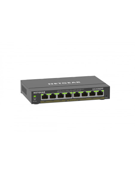 NETGEAR 8-Port Gigabit Ethernet High-Power PoE+ Plus Switch