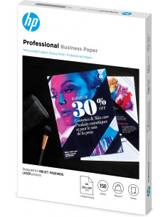 HP Papel para uso empresarial profesional , satinado, 180 g/m2, A4 2