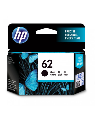 HP Cartucho de tinta original 62 negro